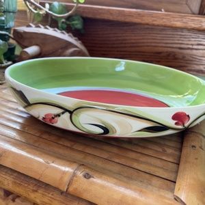 Gail Pittman Open Vegetable Dish- Honeysuckle